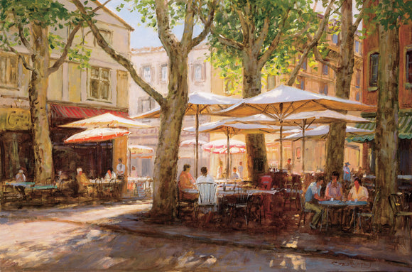 Summer - Provence stretched canvas by artist George Bates