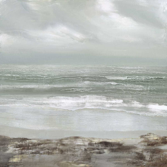 Grey Dawn stretched canvas by artist Caroline Gold