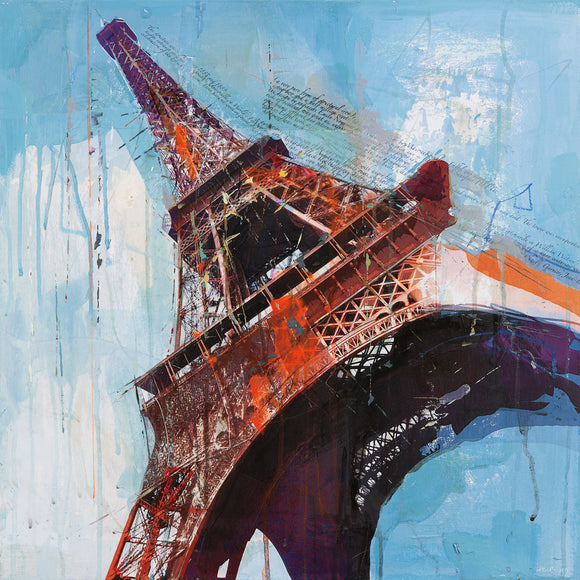 Lost in Paris stretched canvas by artist Markus Haub